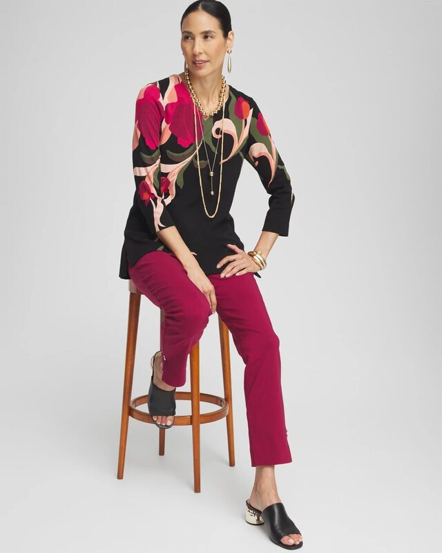 Swirl V-Neck Tunic - image 2